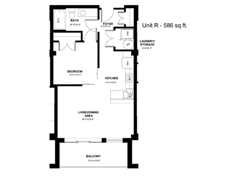 the floor plan of the residence
